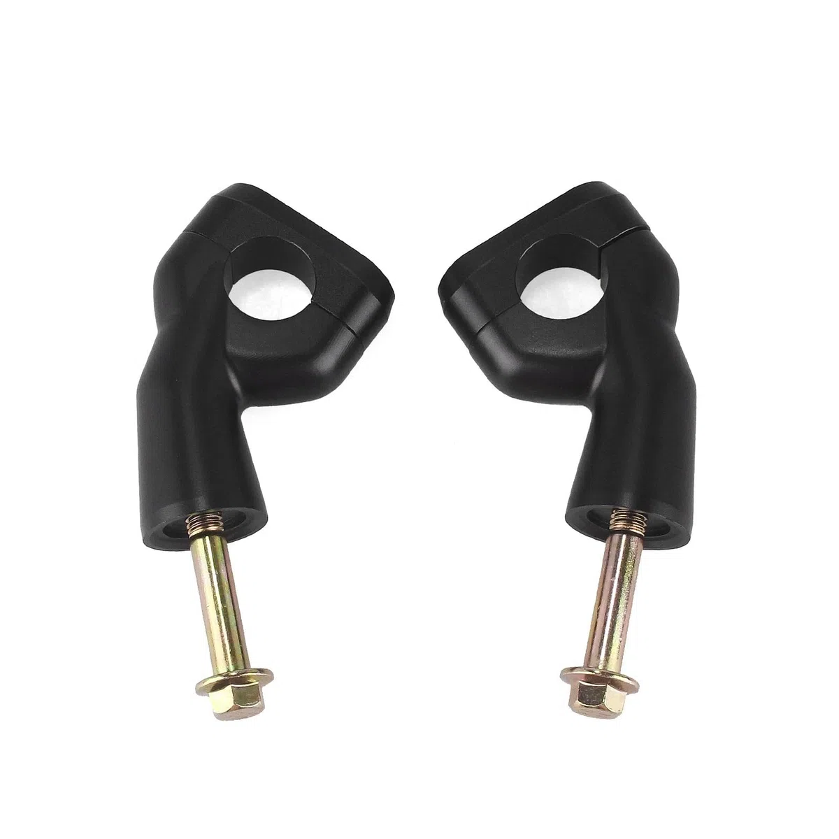 Verstellbarer Vorbau Motorrad Lenkererhöhung Klemmen Adapter Für Triumph Bonneville Bobber Schwarz T100 T120 Scrambler 1200 XC Street Twin(AA)