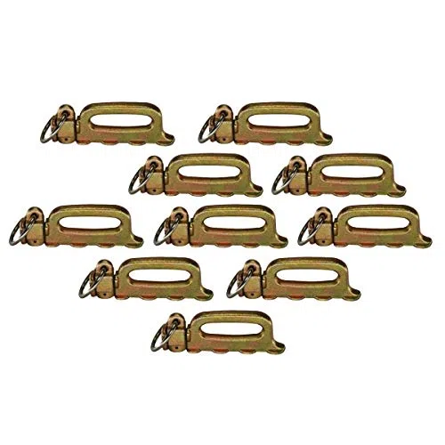 Vierfach-Airline-Fitting, Vierfachendbeschlag mit Ring, Bruchlast 5000 daN im 10er Set