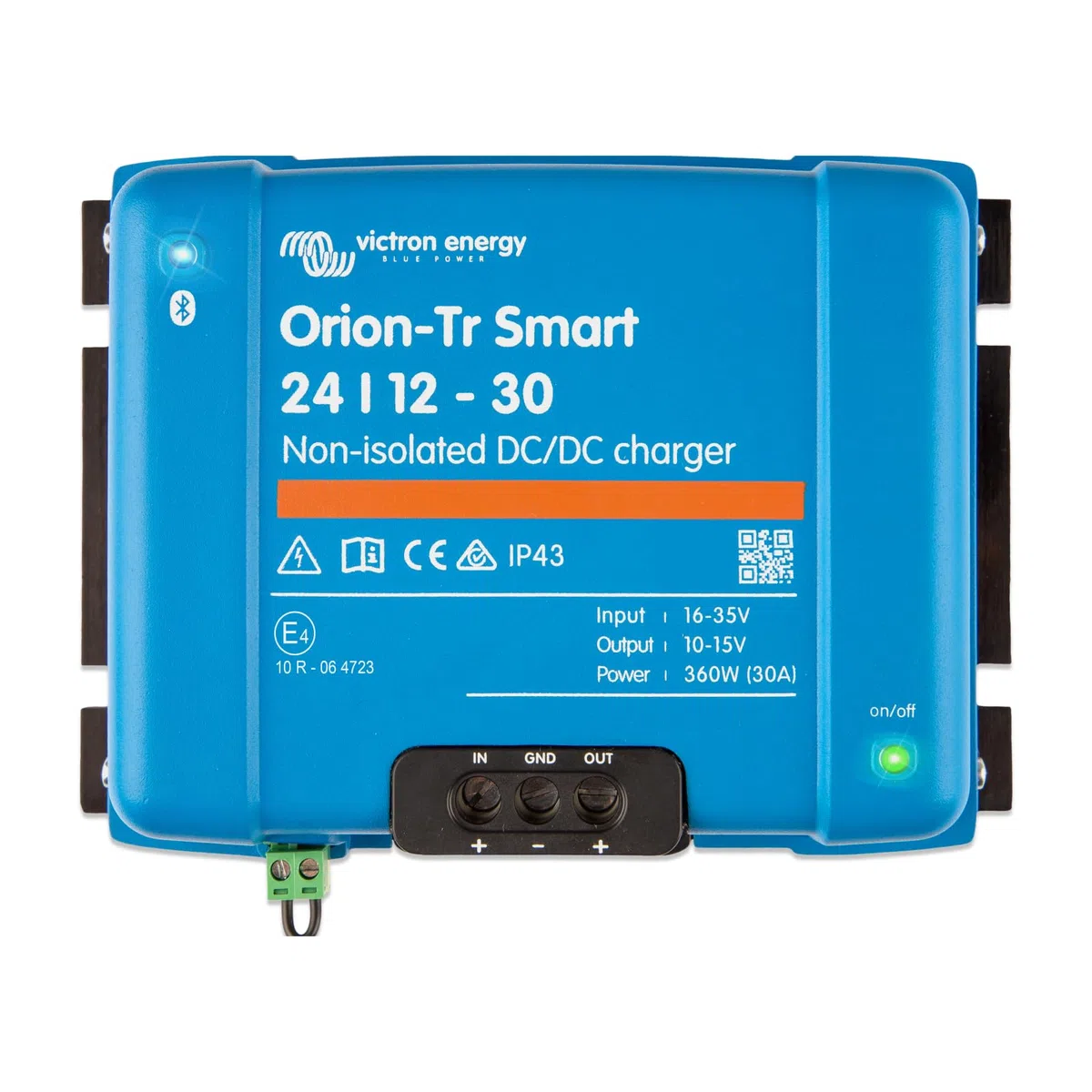 Victron Energy Orion-Tr Smart 24/12-Volt 30 Amp 360-Watt DC-DC Ladebooster, Nicht isoliert (Bluetooth)