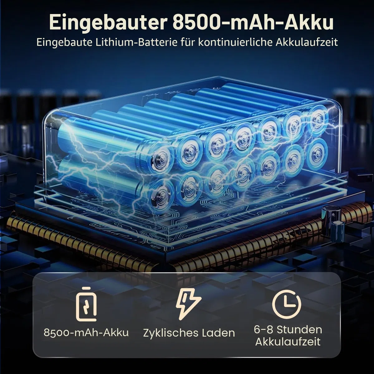 4,3" IPS Rohrkamera, DVR & Audiorecorder Kanalkamera mit Licht, HD Inspektionskamera mit 5mm Kabel & Meter-Markierung, 12 LEDs HD Endoskopkamera mit 8500mAh Akku, 32 GB TF-Karte (30M)