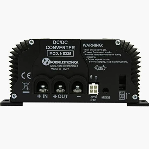 Nordelettronica 12 Volt Batterie Ladebooster 40 A NE325 Wohnmobil Reisemobil Caravan Boot
