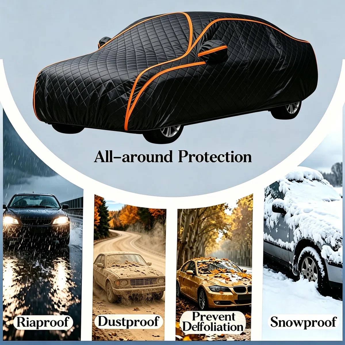 Hagelschutz Autoplane für Mitsubishi Pajero II (V20) 1991-1999，Abdeckplane Hagelschutz Vollgarage, Autoplanen & Garagen, Garage Auto, Allwetterfest & UV-beständig, Sichere Winddichte