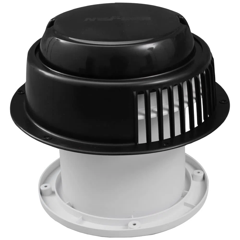 pro-Styling MAXXFAN Dome 12 Volt Lüfter Ventilator Dachlüfter Seitenwandlüfter Pilzlüfter Wohnwagen Wohnmobil Caravan Boot Sanitär schwarz