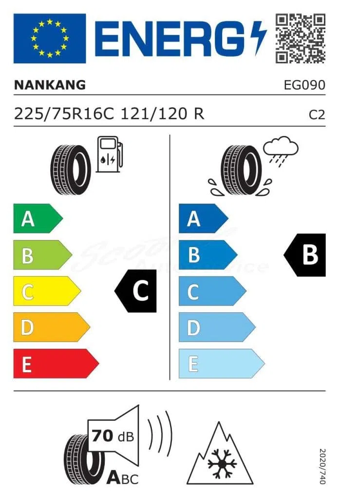 Nankang 225/75 R16C 121/120R AW-8 (All Seasons)