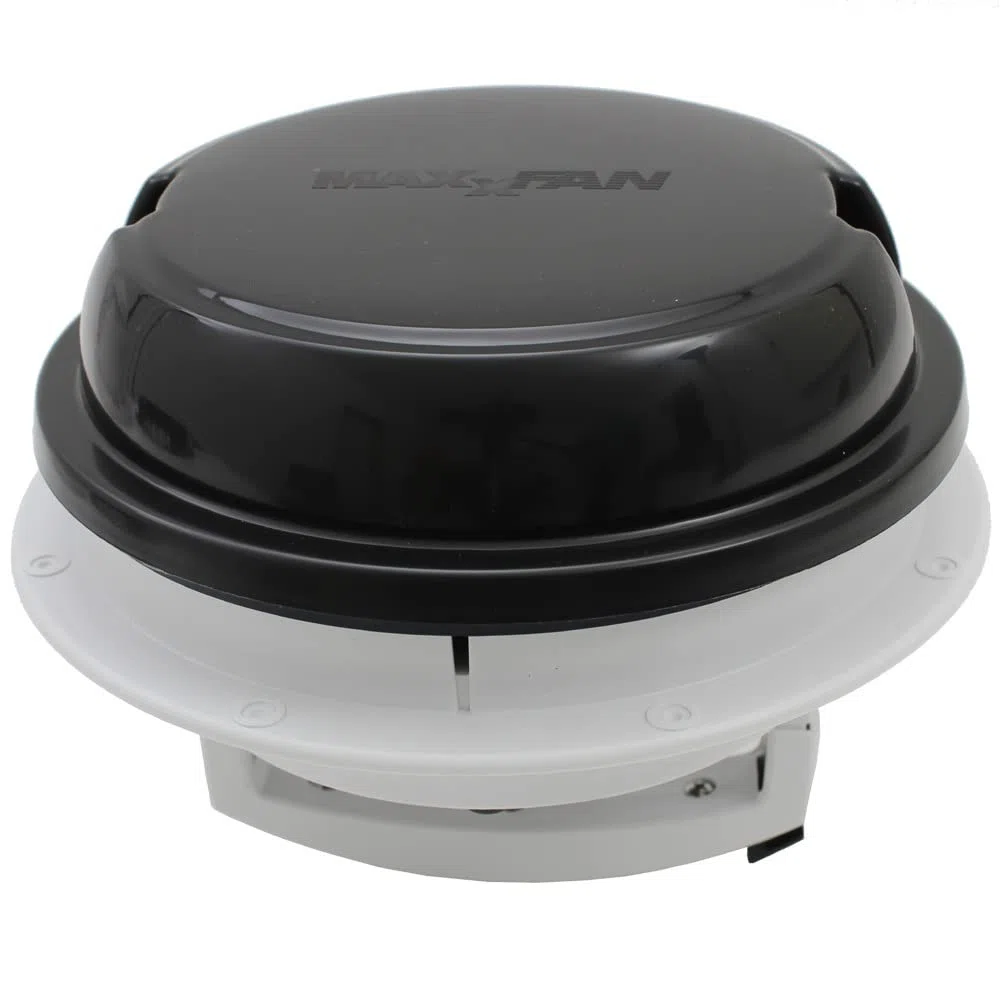 pro-Styling MAXXFAN Dome 12 Volt Lüfter Ventilator Dachlüfter Seitenwandlüfter Pilzlüfter Wohnwagen Wohnmobil Caravan Boot Sanitär schwarz