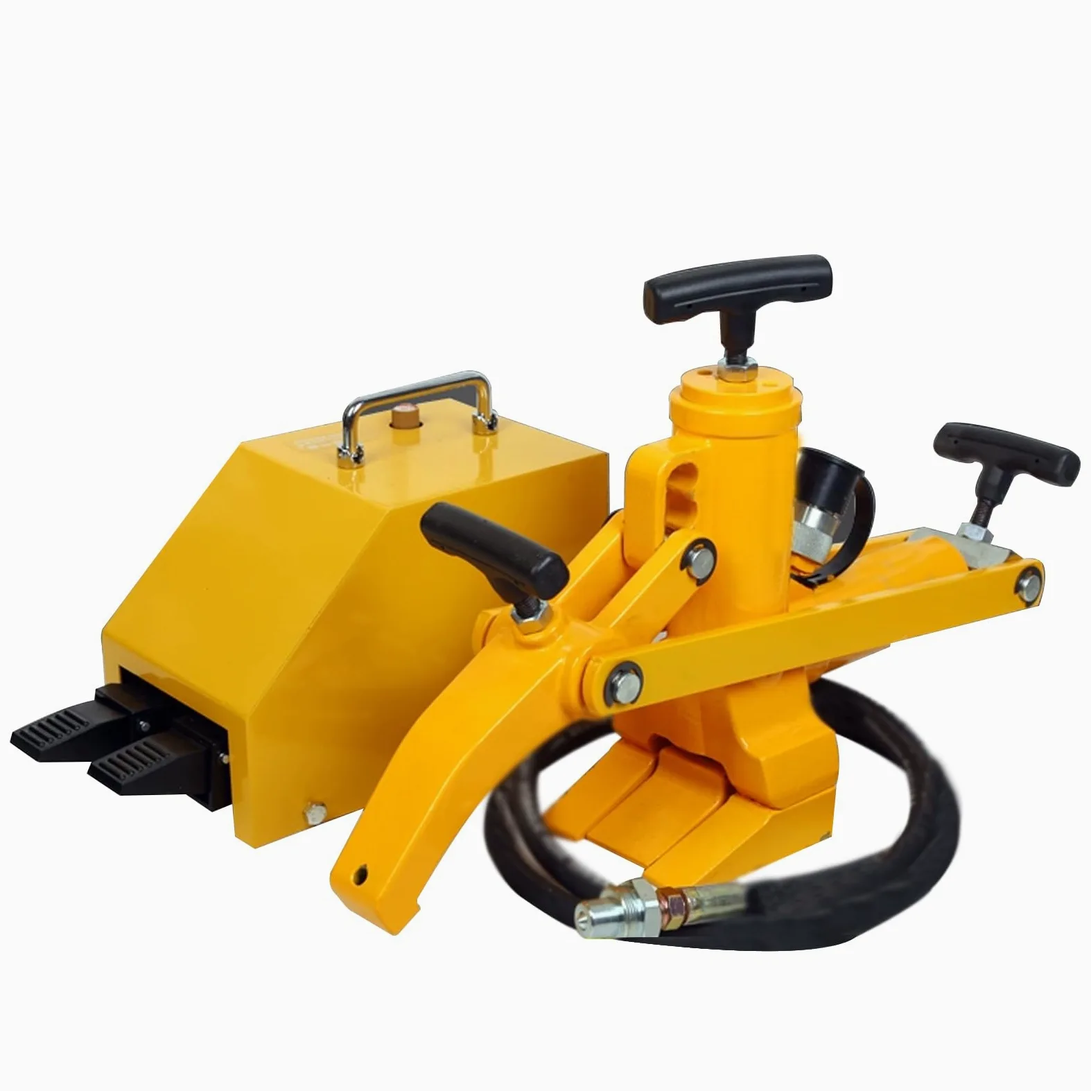 Hydraulischer Autoreifen-Reparaturwechsler Abdrücker-Werkzeugsatz Mit Fußpumpe Für Alle Reifentypen(Size:A)