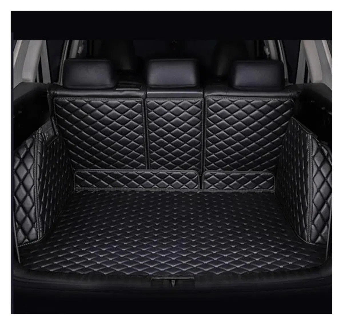 Auto Kofferraum Schutzmatte Auto Hinten Stamm Matten Für Toyota Für RAV4 Für Vanguard XA30 2006~2012 wasserdichte Schutz Pad Auto Matten Auto Zubehör(Schwarz,Full Cover)