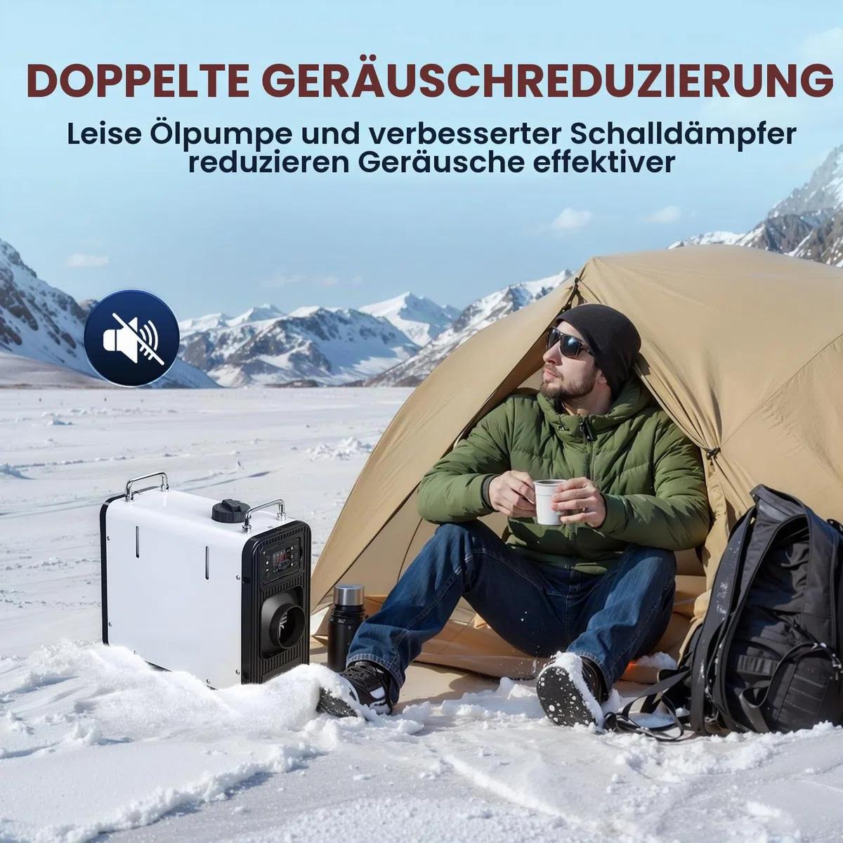 12V/24V Diesel Standheizung, 8KW Luft Dieselheizung mit Bluetooth APP & Adapter, 0,15-0,44 l/h, Air Diesel Heizung Dieselheizung für Auto RV LKW Wohnmobil