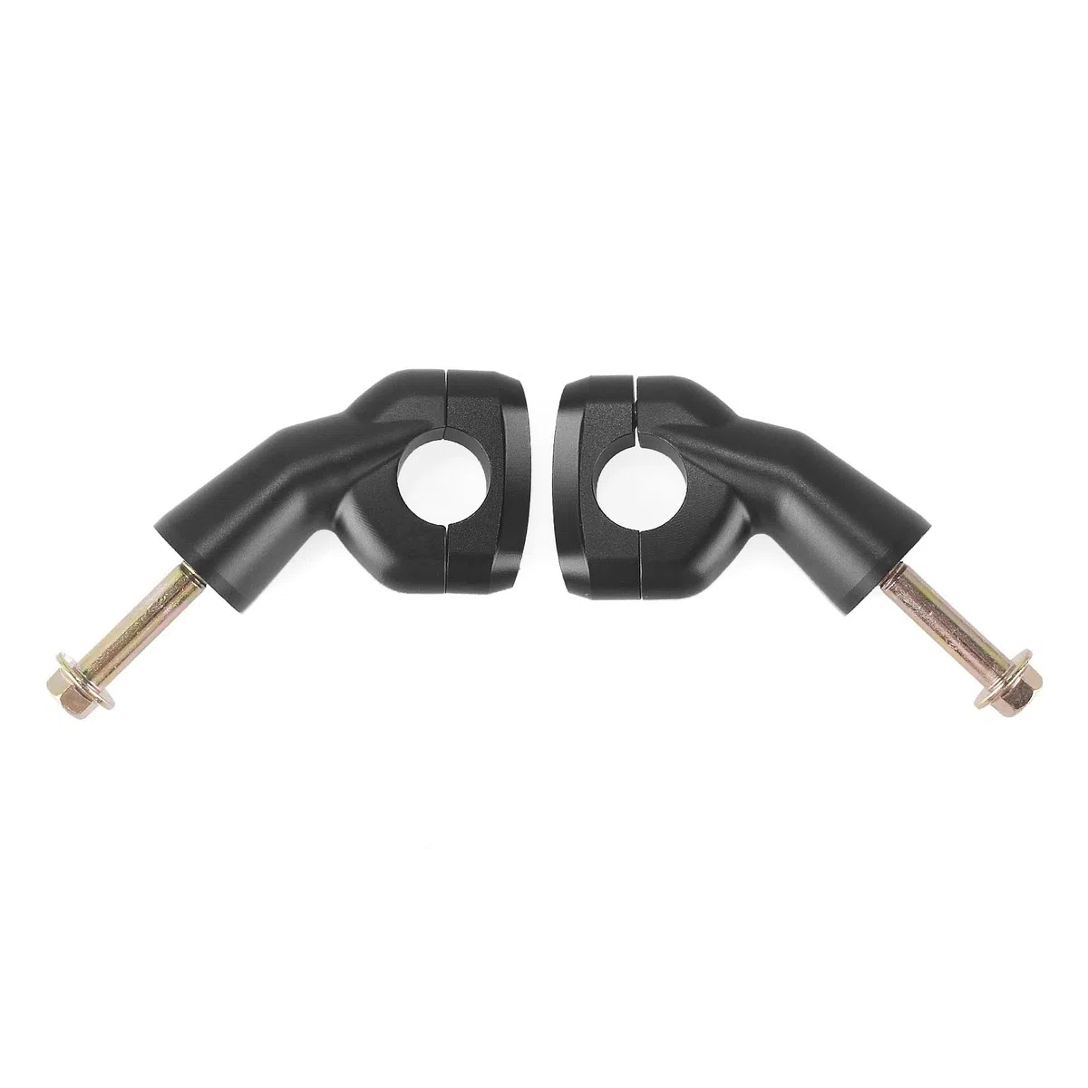 Verstellbarer Vorbau Motorrad Lenkererhöhung Klemmen Adapter Für Triumph Bonneville Bobber Schwarz T100 T120 Scrambler 1200 XC Street Twin(AA)