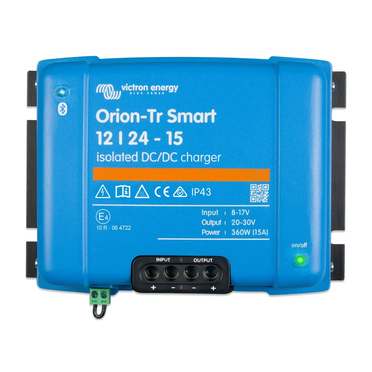 Victron Energy Orion-Tr Smart DC-DC Ladebooster (Bluetooth) - 12/24V, 15 Amp, 360-Watt - Batterie Ladegerät für Doppelbatteriesysteme - Isoliert