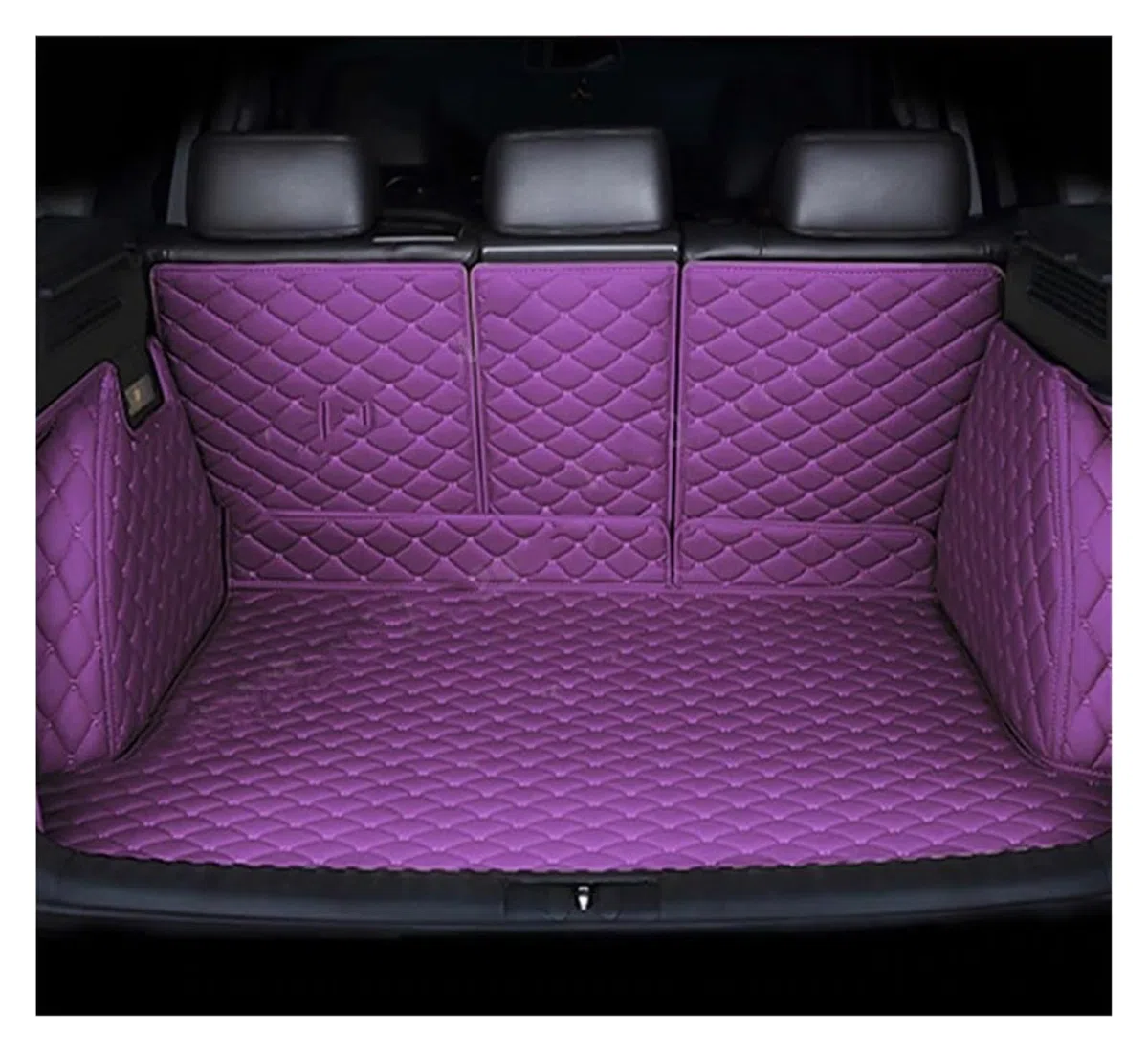 Auto Kofferraum Schutzmatte Auto Matten Für X6 G06 MK3 2020 2021 2022 wasserdichte Schutz Pad Auto Zubehör Auto Matte Stamm Matte Auto Zubehör(Lila,Full Cover)